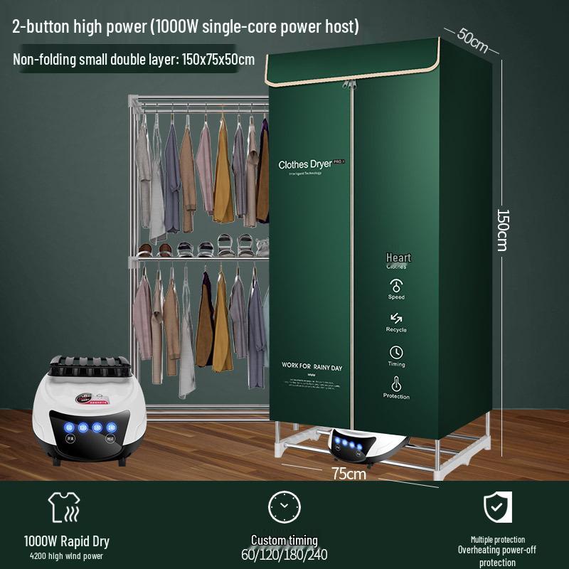 Foldable Household & Dormitory Underwear and Baby Dryer Cabinet & Rack