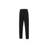 Li Ning Fitness Series Logo Print Straight Leg Mid Rise Long Pants Knitted Sports Pants Women Pants Black AKLT968-1