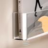 Adhesive Wall-Mounted Transparent Children's Bookshelf