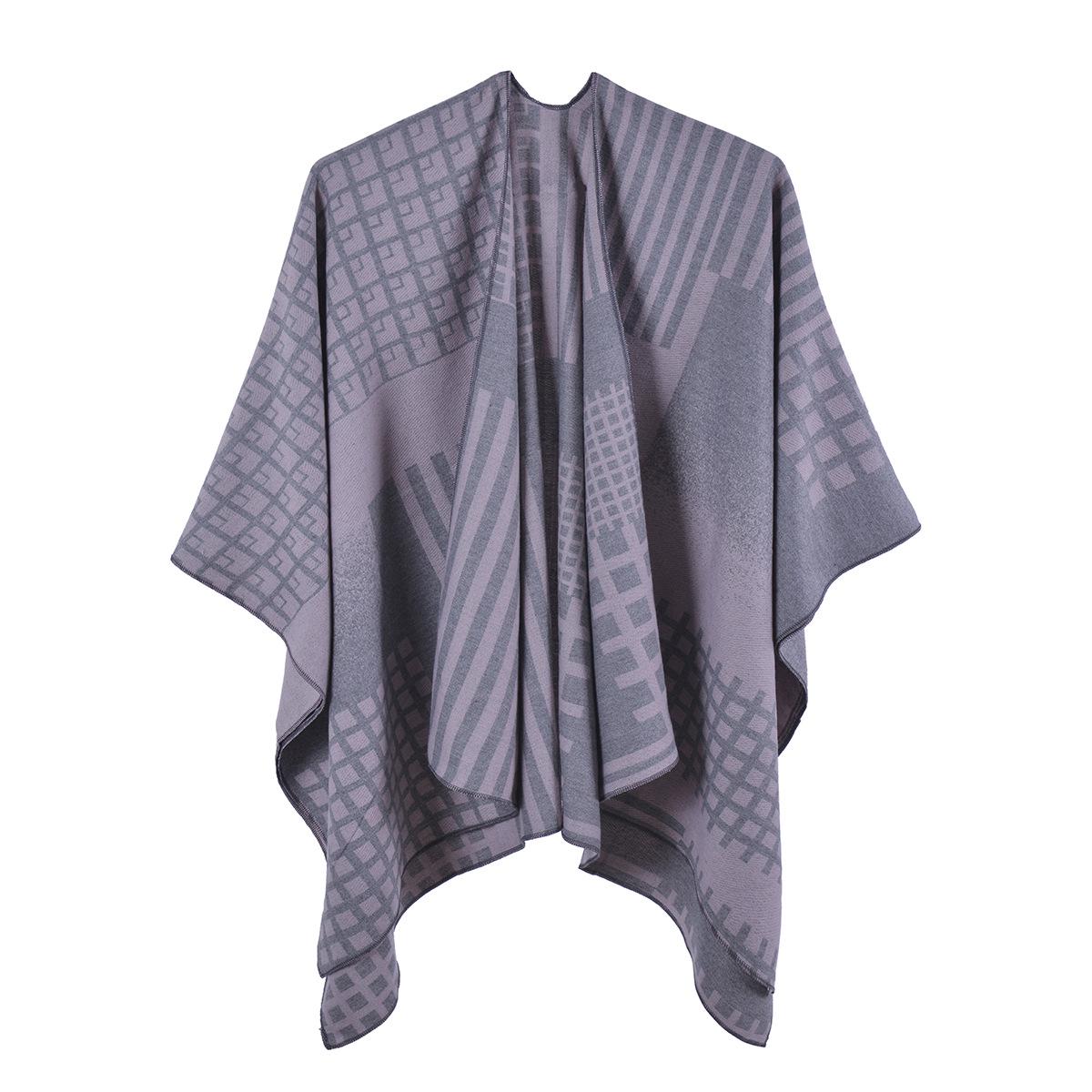 

Женский оверлочный стежок на плечи Теплый шарф-шаль-накидка 130x150 cm