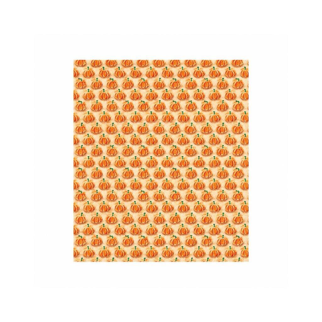 Pumpkin 2D Throw Blanket for Cozy Napping