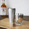 Dolce Duo Day Thermo Tumbler Glass Pair Beer Cup Beer Glass Thermal Insulation Stainless Steel Glass Vacuum Insulated Double Walled Ice Cube Included