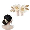 OuJyO Hair Clip, Hair Ornament for Yukata, Kimono, and Other Traditional Japanese Clothing. A Luxurious Pearl Hair Clip Perfect for Weddings,