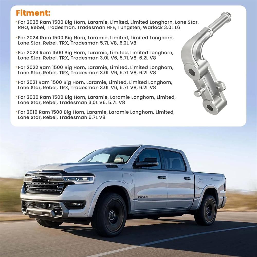 Rear Rear Exhaust Bracket Isolator Set For 2019-2025 Ram 1500 68395841AA