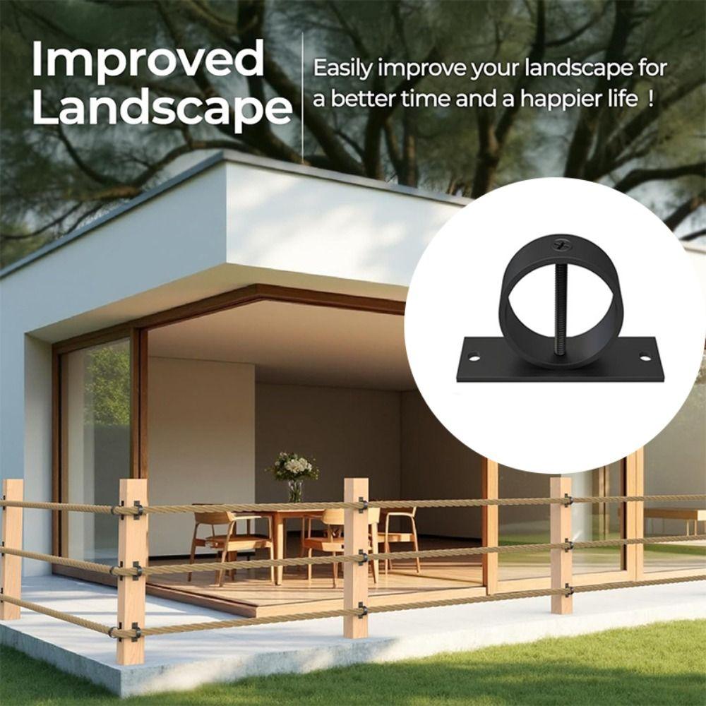 Rostschutzbeschichtung Seilklemmen Edelstahlmaterial Dekorative Seilgeländer Landschaftsgestaltung