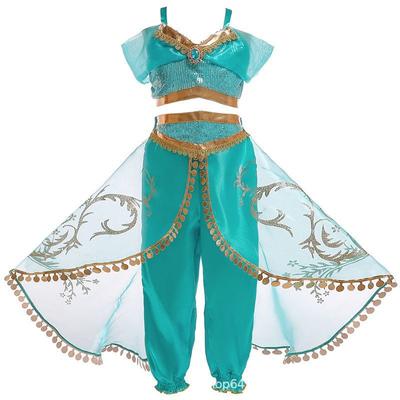 Jasmine Princess Dress Search Banner Magic Lamp Princess Dress Ten Thousand Christmas Children's Dress Play Clothes Dance Clothes