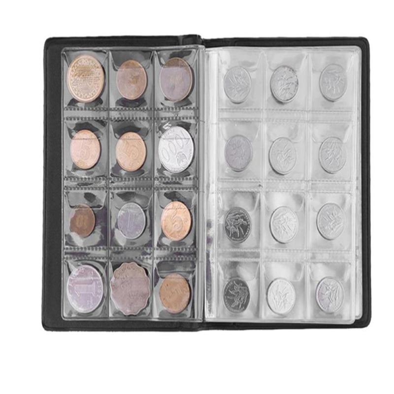 Soportes para Monedas Conmemorativas Penny Mini Álbum para Monedas Bolsillos Impermeables Regalos Libro de Monedas PVC