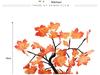 Cherry Blossom & Maple Leaf LED Tree Night Light - Creative Desktop Decoration Atmosphere Lamp