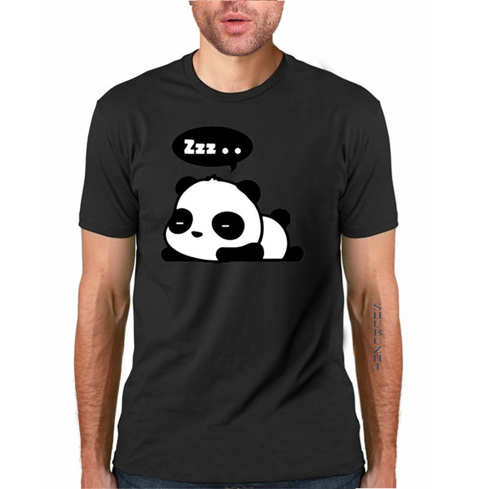 Drop Shipping Casual Oneck Tshirt Lovely Panda Print T Shirt Pattern Cotton Cool Hiphop Tee Shirt Homme Big Size Sbz4054