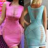 Thickened high needle hollowed out jumpsuit hip hugging skirt sexy costumes woman xxxxxxxxxxxxxxxxxxxxx Sexy cosplay Sex shop