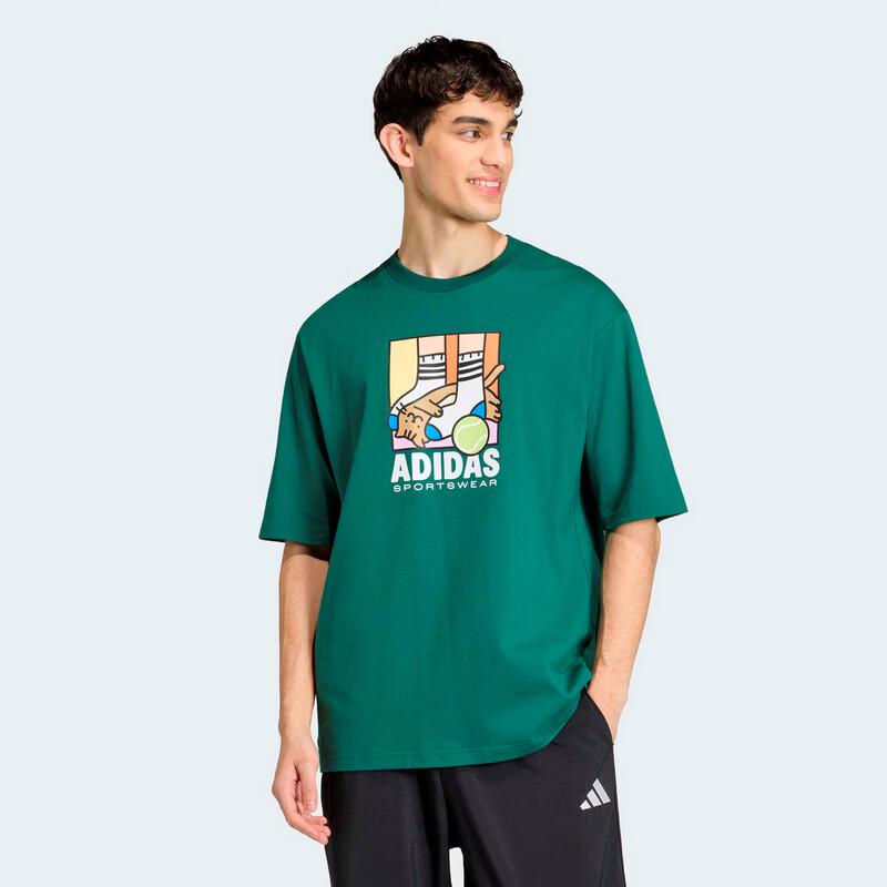 Adidas Men s Cartoon Print Short Sleeve T-shirt XL