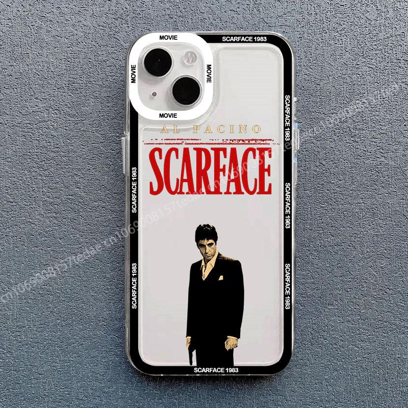 Scarface 1983 Film Al Pacino Movie Phone Case for IPhone 11 12 13 Mini 14 15 16 Pro XS MAX 8 7 Plus X XR Shockproof Cover Fundas