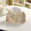 2D Flat, 1pc 2Dflat Rococo Style Court Theme Vintage Elegant European Wedding Suitable Tissue Box