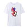 Cotton Breathable Childrens Tshirt Summer New Cute Melody Printed Parent Child Wear Unisexs and Womens Short Sleeves 2026