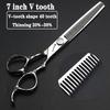 Hairdressing Cutting Scissors Hair Styling Tools 6/6.5/7 inch Salon Scissors Set 440C Barber Shears 10 25 40 50 Thinning Rate