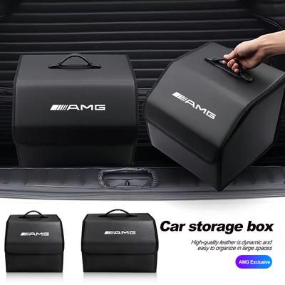 Car Foldable Car Trunk Organizer Auto Storage Box Accessories For Mercedes Benz AMG W203 W205 W206 W211 W213 W214 W221 GLE GLC