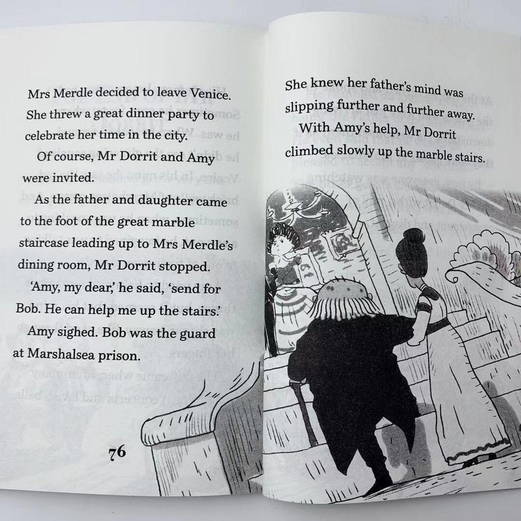 10 Book/set The Charles Dickens English Story Picture Books for Children Learn English Reading Books for 7-10 Year-Old Kids