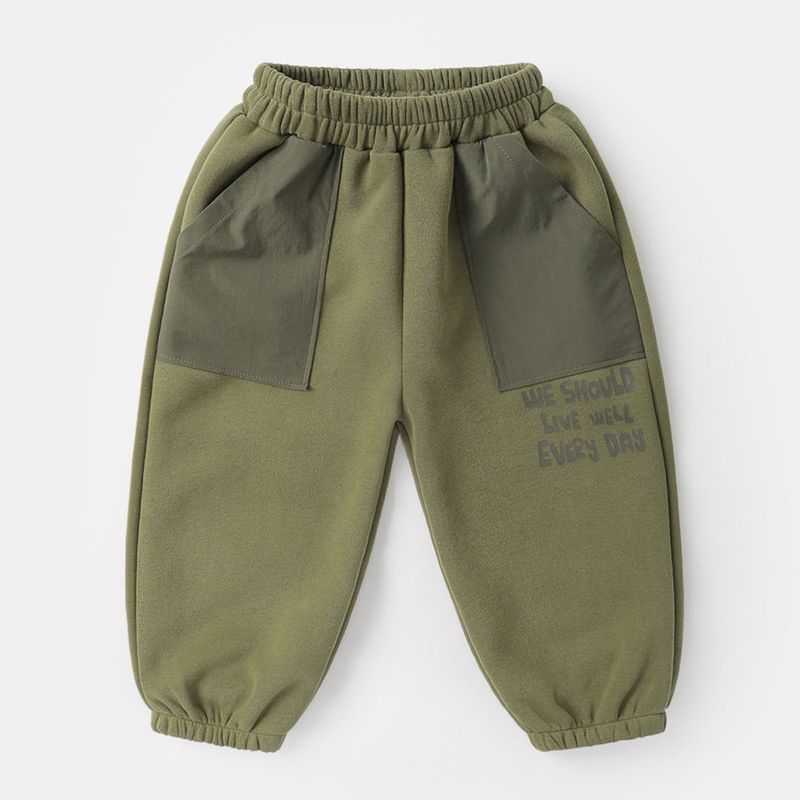 Boys  Mountain-Style Long Pants, 2025 Spring New Children s Outdoor Clothing, Toddler Casual Boys  Long Pants, Spring Style Yellow Green 110