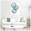 Nordic  Abstract Minimalist Blue Dandelion Posters Art Watercolor Canvas Pictures For Living Room Bedroom Decor Unframed