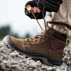 Quality Men safety shoes Work Boots Steel toe shoes Anti-smash Indestructible shoes Anti puncture Security Boots Tactical boots