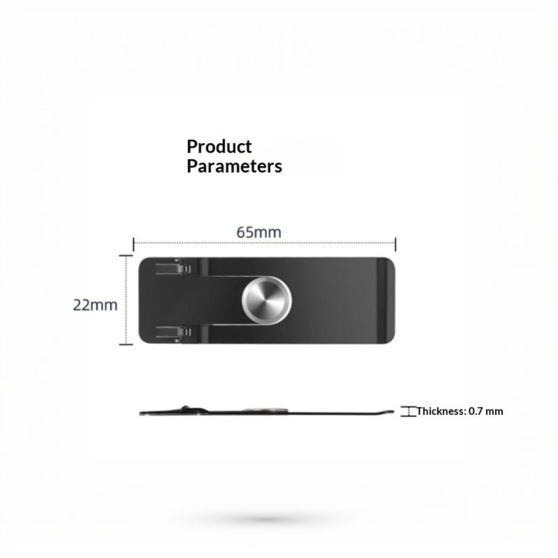 Universal Bracket Ultra-Thin Phone Holder 360° Rotating Foldable Phone Stand Mini Self-Adhesive Tablet Stand Desktop