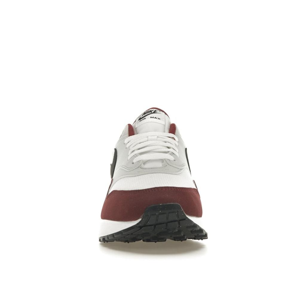 Nike Air Max 1 Dark Team Red Men Sneakers White Black Pure-Platinum FD9082-106