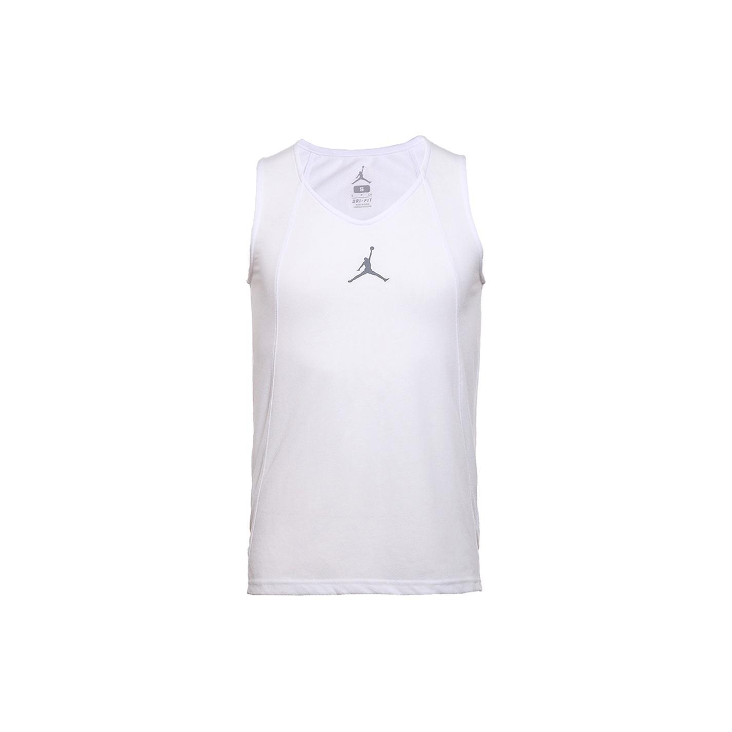 Air Jordan Rise Dri-FIT Basketball Tank White Men s 789481-100 S