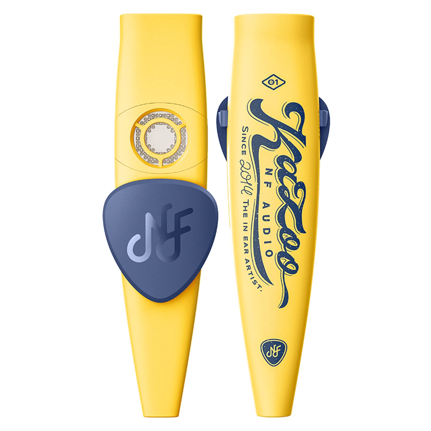 

Аудио Kazoo01 Изготовлено на профессиональном аудиооборудовании Использует ту же вибрирующую мембрану, что и наушники Kazoo с духовым инструментом []NF производитель.
