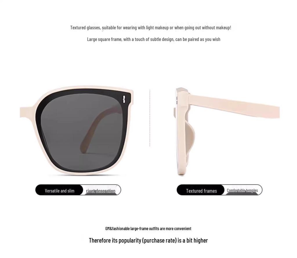 2025 High-End Polarized Sunglasses for Men & Women: Stylish, Cool, Anti-UV, Perfect for Driving and Big Faces