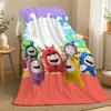 Coperta in flanella da lancio del cartone animato Oddbods 240g, adatta per divani, letti, uffici, squisite coperte regalo