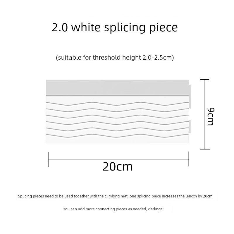 Suitable for Robot Vacuum Cleaners, 4cm5 Climbing Mat for Dji, Xiaomi, Dreame, Roborock, Balcony Slope Mat, Threshold Strip