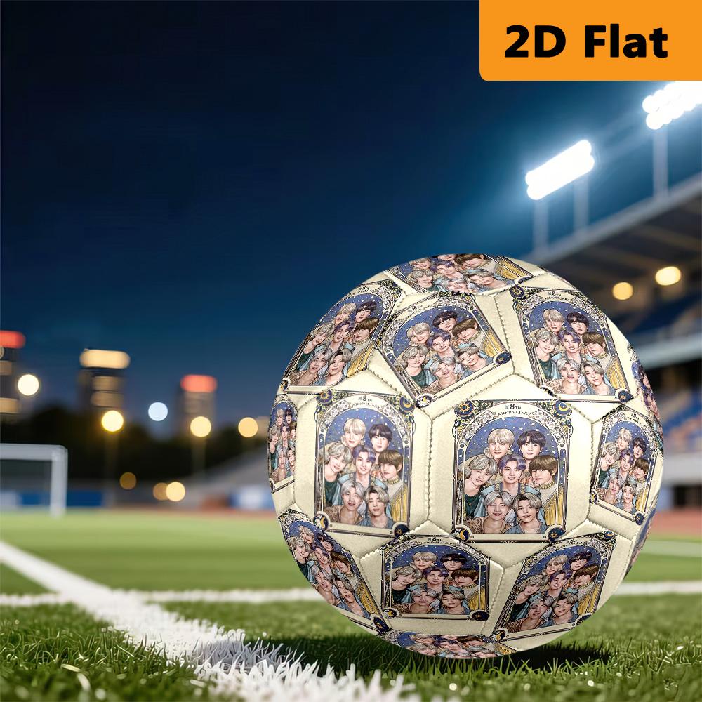 Vibrant Harmony: Colorful Unity Diversity football Suitable for both training and competition Very elastic No. 5 football High elasticity