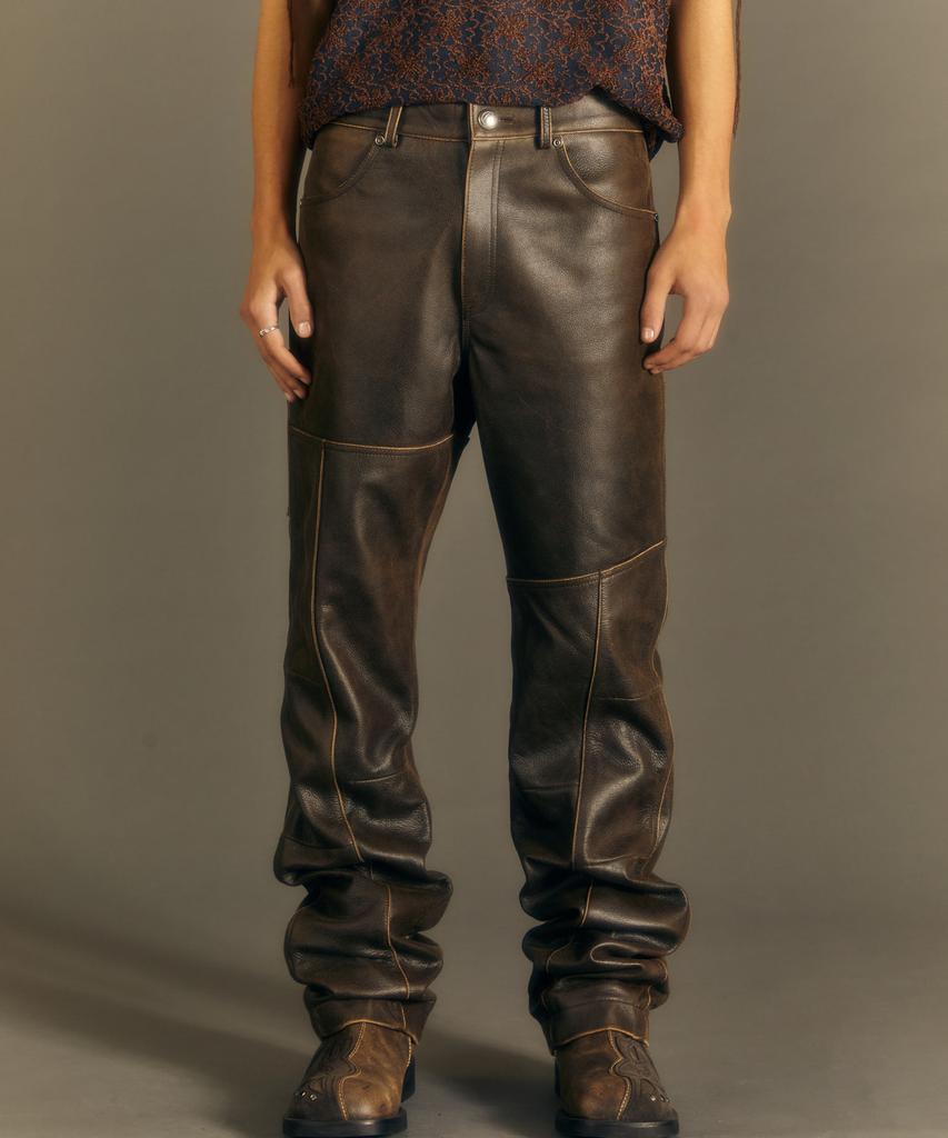 Andersson Bell Dresszen Leather Pants Apa674M(Brown)