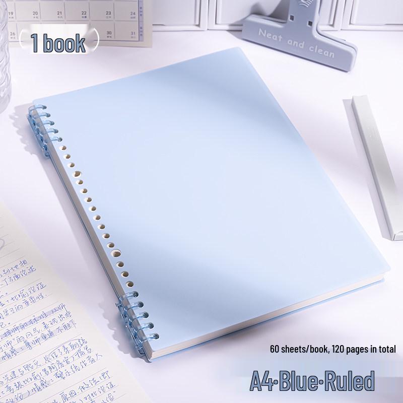 Morandi Colors Detachable Coil Notebook - B5, A4, A5 - Student-Friendly, High-Quality Loose-Leaf Design