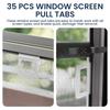 10 Piece Plastic Window Treatments Roller Blinds Mounting Clips Quick Setups Cordless Shade Pull Handles Replacement