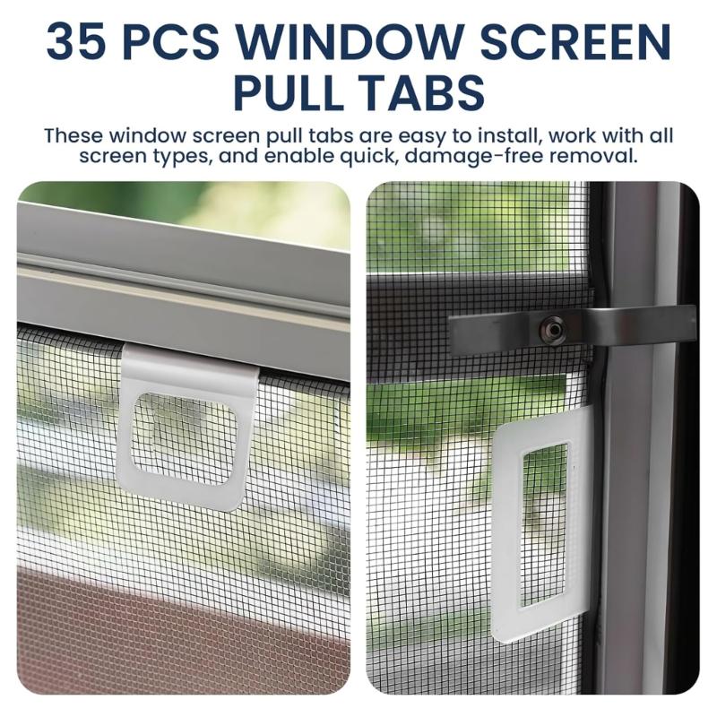 10 Piece Plastic Window Treatments Roller Blinds Mounting Clips Quick Setups Cordless Shade Pull Handles Replacement