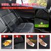 JEYODA Car Seat with Storage Pocket with Red [Thickened] Protector, Anti-Slip, Waterproof, Wear-Resistant, Stain-Resistant, (Black Thread)
