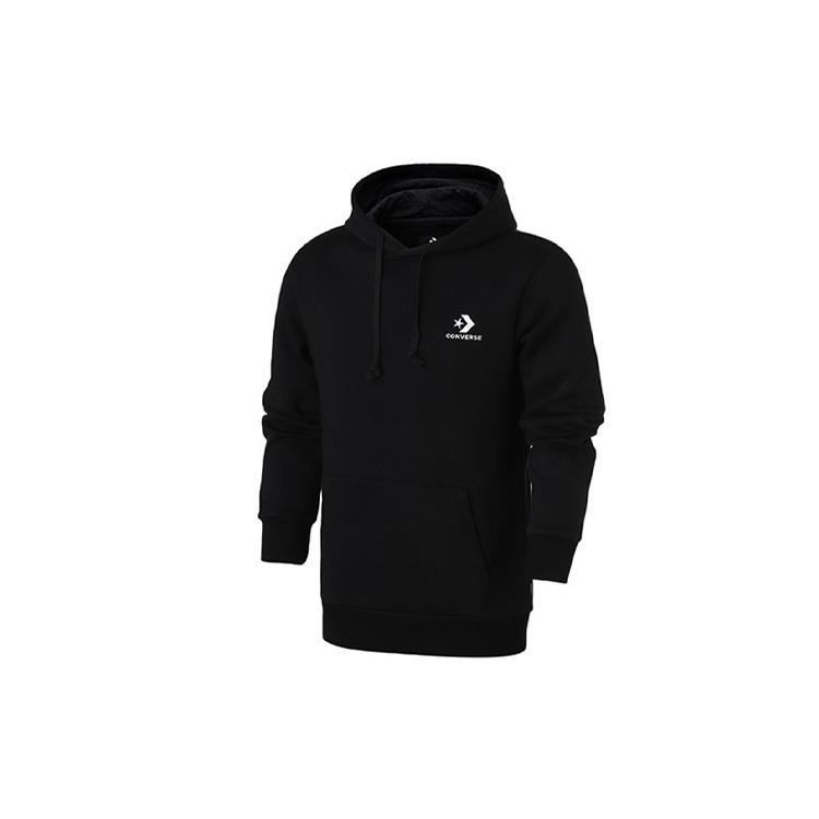 Converse Star Chevron Hoodie Asia Sizing  Black  Men s 10008814-A01 S