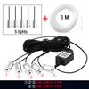 4/5/6 In 1 Car Ambient Decoration Lamp Kit RGB Neon Bluetooth App Control Cigarette USB Car LED Interior Atmosphere Light 12V
