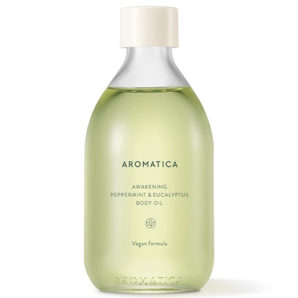 AROMATICA Awakening Body Oil Peppermint Eucalyptus Refreshing Hydrating 100ml