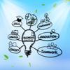 Creative Business Metal Wall Art Lightbulb Design Motivational Office Decor for Entrepreneurs Managers
