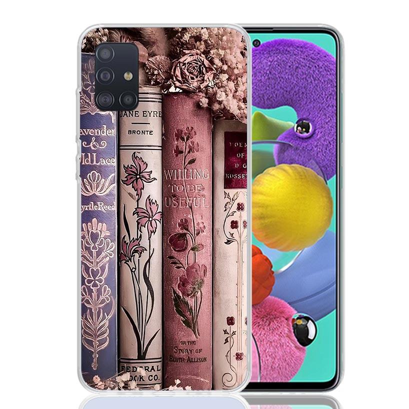 

Read Books illustration Reading Phone Case for Samsung Galaxy A52 A51 A50S A12 A22 A32 A72 A10S A30S A31 A71 Note 20 Ultra 10 Pl Samsung A32 4G