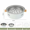 Compact Size Tabletop BBQ Grill Stainless Steel Charcoal Grill Stove  Camping BBQ
