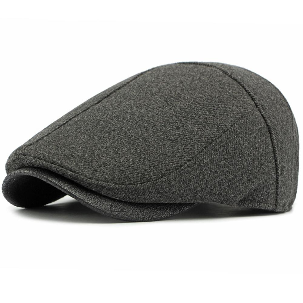 HT4941 Mens Berets Women Autumn Winter Wool Beret Hat Male Female Ivy Flat Cap Vintage Artist Painter Hat Adjustable Beret Cap