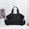 Soft leather PU crossbody bag Large capacity Double handle design bag Shoulder bag hand knowledge Simple retro