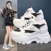 Versatile Casual Sports Shoes Women's New Spring and Autumn Thick-soled Heightening Dad Shoes