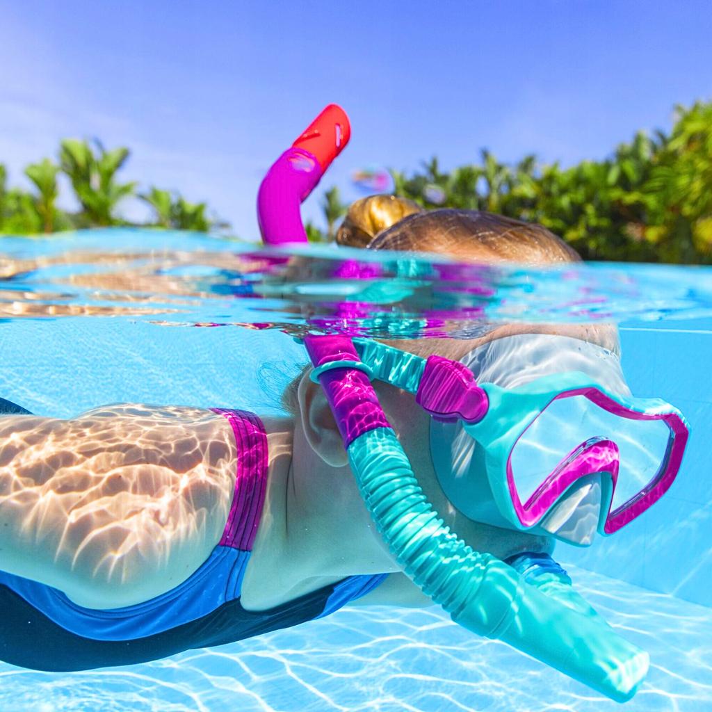 Tauchset: Maske mit Schnorchel, Schnorchel, Schwimmbrille Bestway