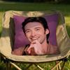 Custom HHugh Jackman Cushion Cover Soft Reversible Durable Pillow Cover MultiScene Use for Home Car Daily Comfort