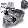 Gothic Office Desk Storage Resin Skull Multifunctional Tray, Eyeglasses Holder Jewelry Organizer for Creative Sculpture Keys Coins Trinkets,