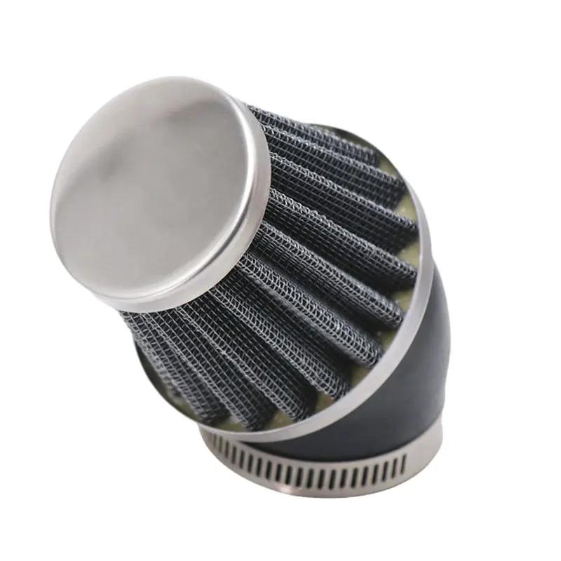 Motorcycle Scooter Air Filter 35mm 38mm 42mm 45mm 48mm 50mm Bend Elbow Neck Motor Air Filter Cleaner for 50cc 110cc 125cc 140cc